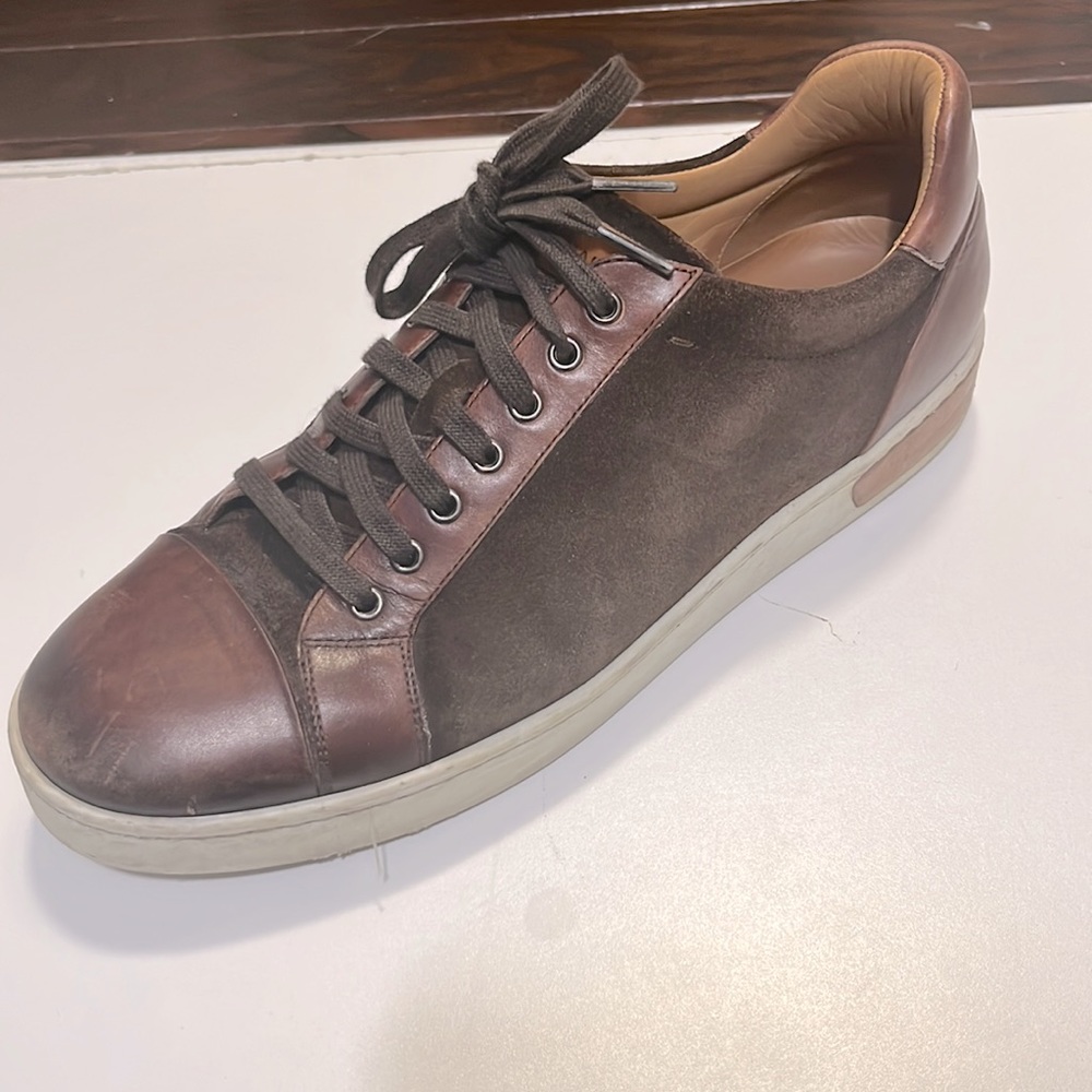 Men’s Magnanni leather/suede shoes